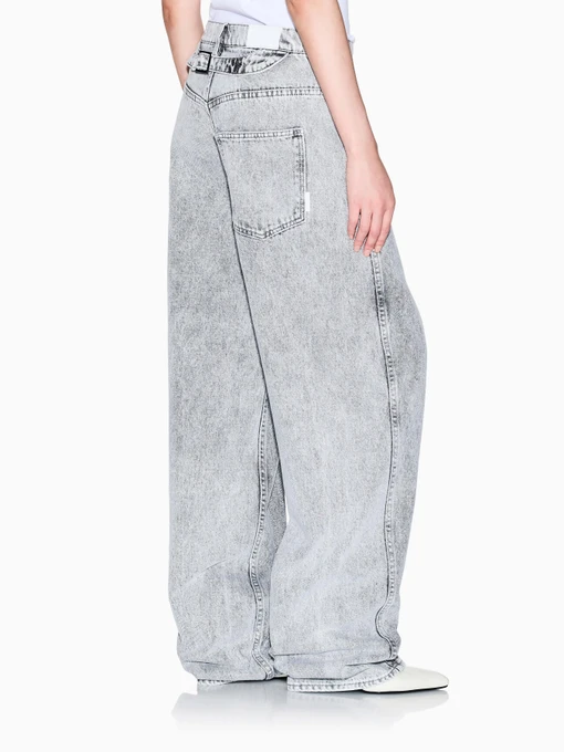 Бавовняні Жіночі Широкі джинси Armani Exchange фото 2