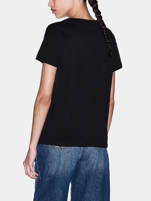 Бавовняна Жіноча Футболка Armani Exchange фото 2