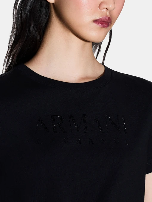 Бавовняна Жіноча Футболка Armani Exchange фото 3