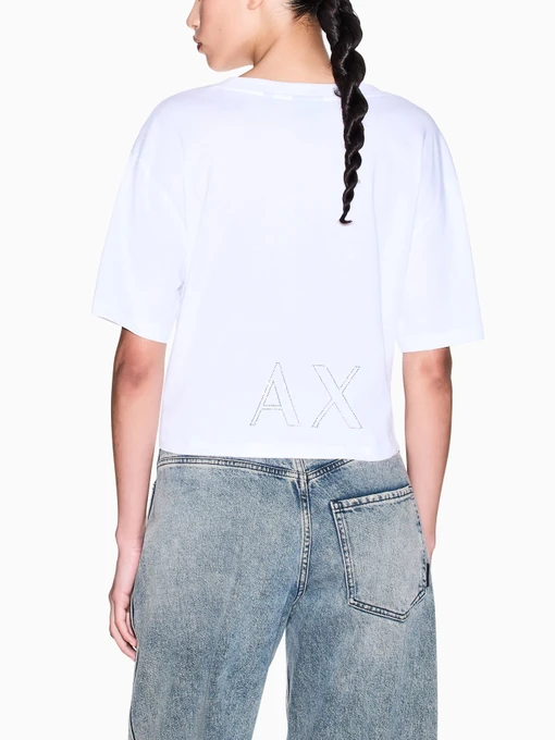 Бавовняна Жіноча Футболка Armani Exchange фото 2