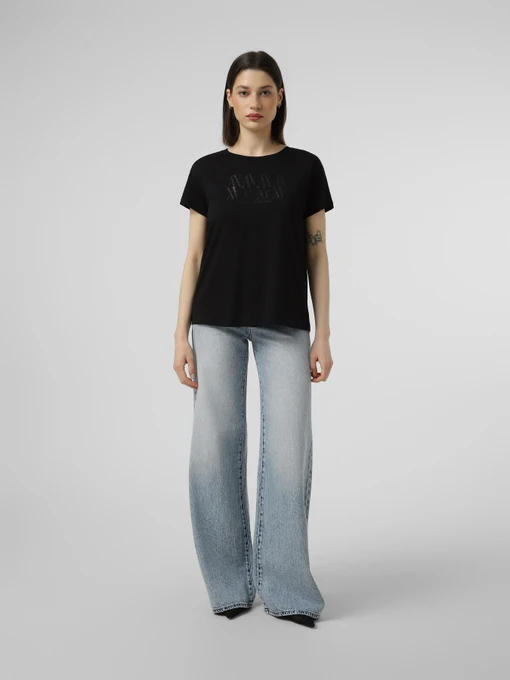 Бавовняна Жіноча Футболка Armani Exchange фото 2