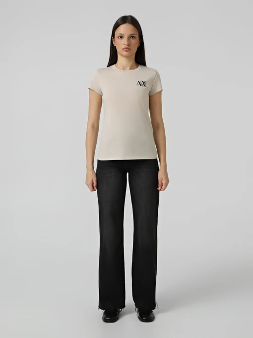 Бавовняна Жіноча Футболка Armani Exchange фото 2