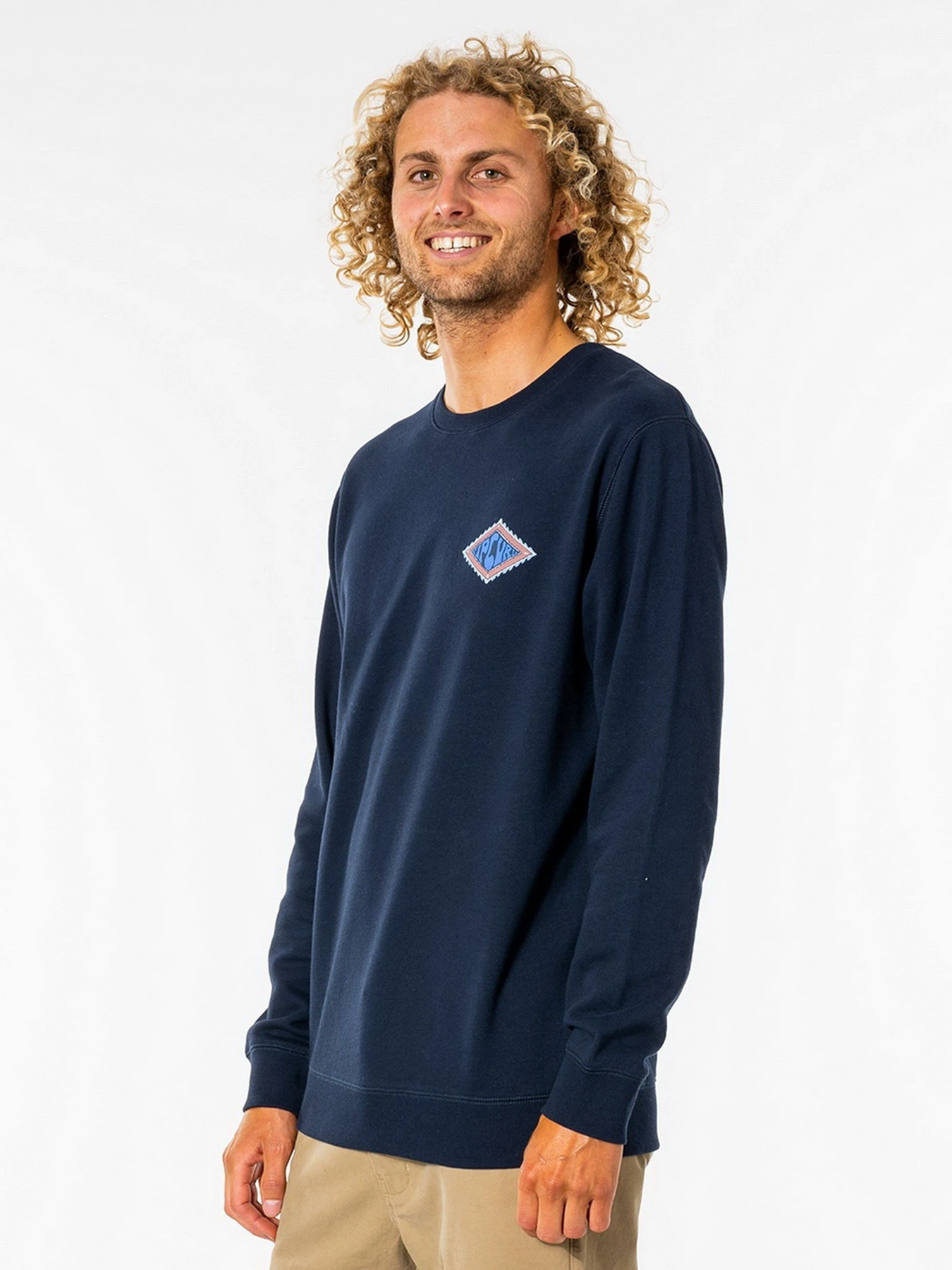 Худи и свитшоты Rip Curl SWC Diamond Crew модель CFEFL9-49 Темно-синій Худи и свитшоты Rip Curl SWC Diamond Crew модель CFEFL9-49 Темно-синій Фото