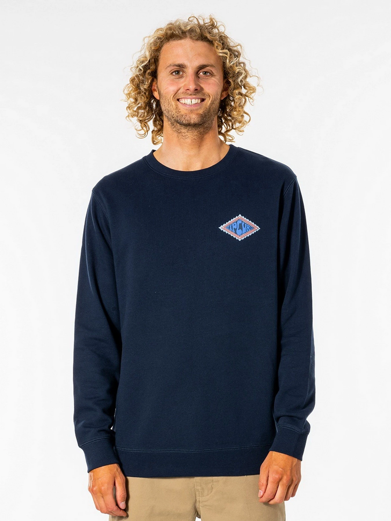 Худи и свитшоты Rip Curl SWC Diamond Crew модель CFEFL9-49 Темно-синій Худи и свитшоты Rip Curl SWC Diamond Crew модель CFEFL9-49 Темно-синій Фото