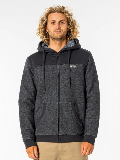 Худи и свитшоты Rip Curl Surf Revival Lined Fleece модель CFEFR9-8264 Чорний Фото
