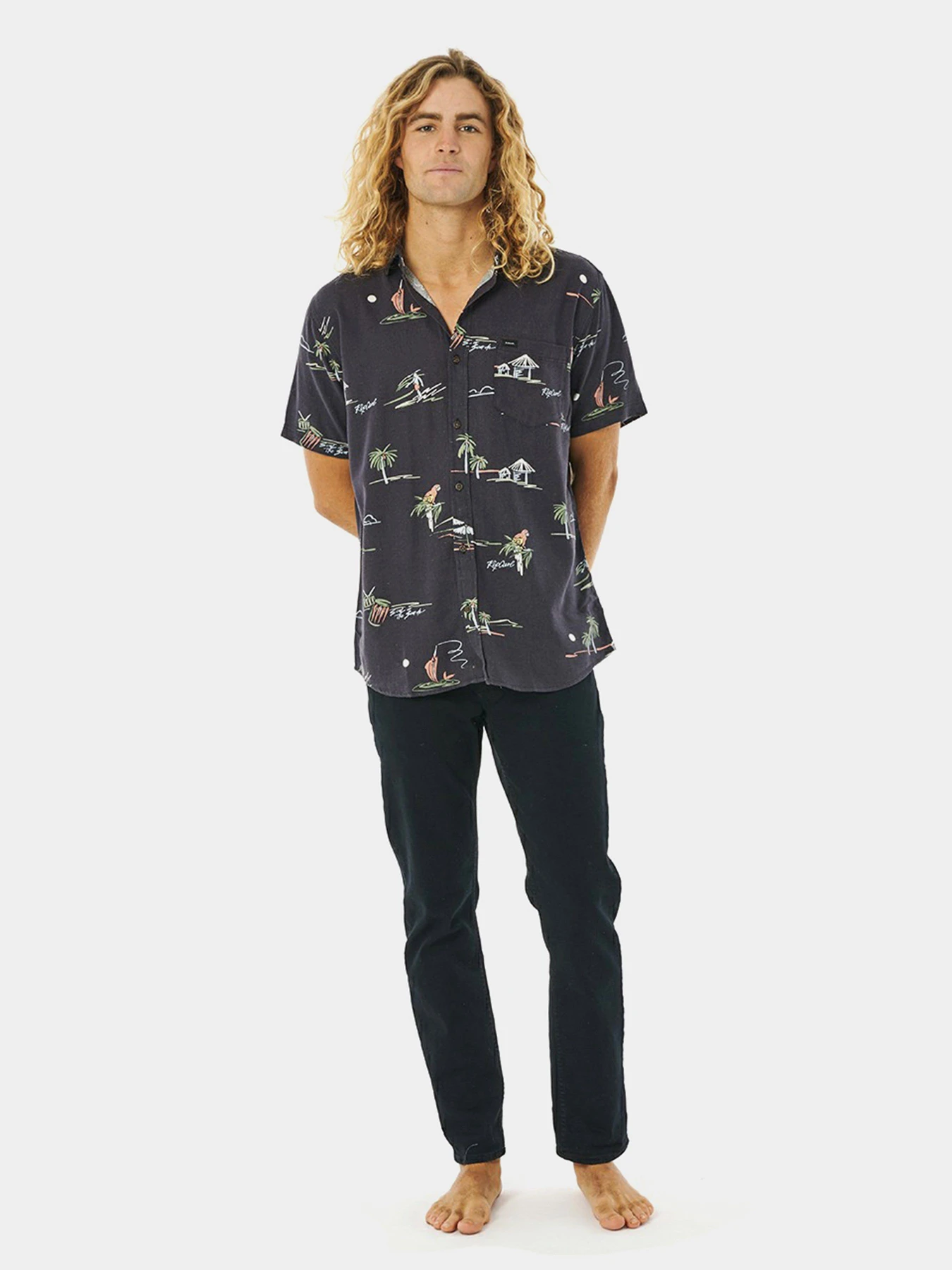 Рубашки Rip Curl Party Pack модель 01CMSH-8264 Чорний Фото