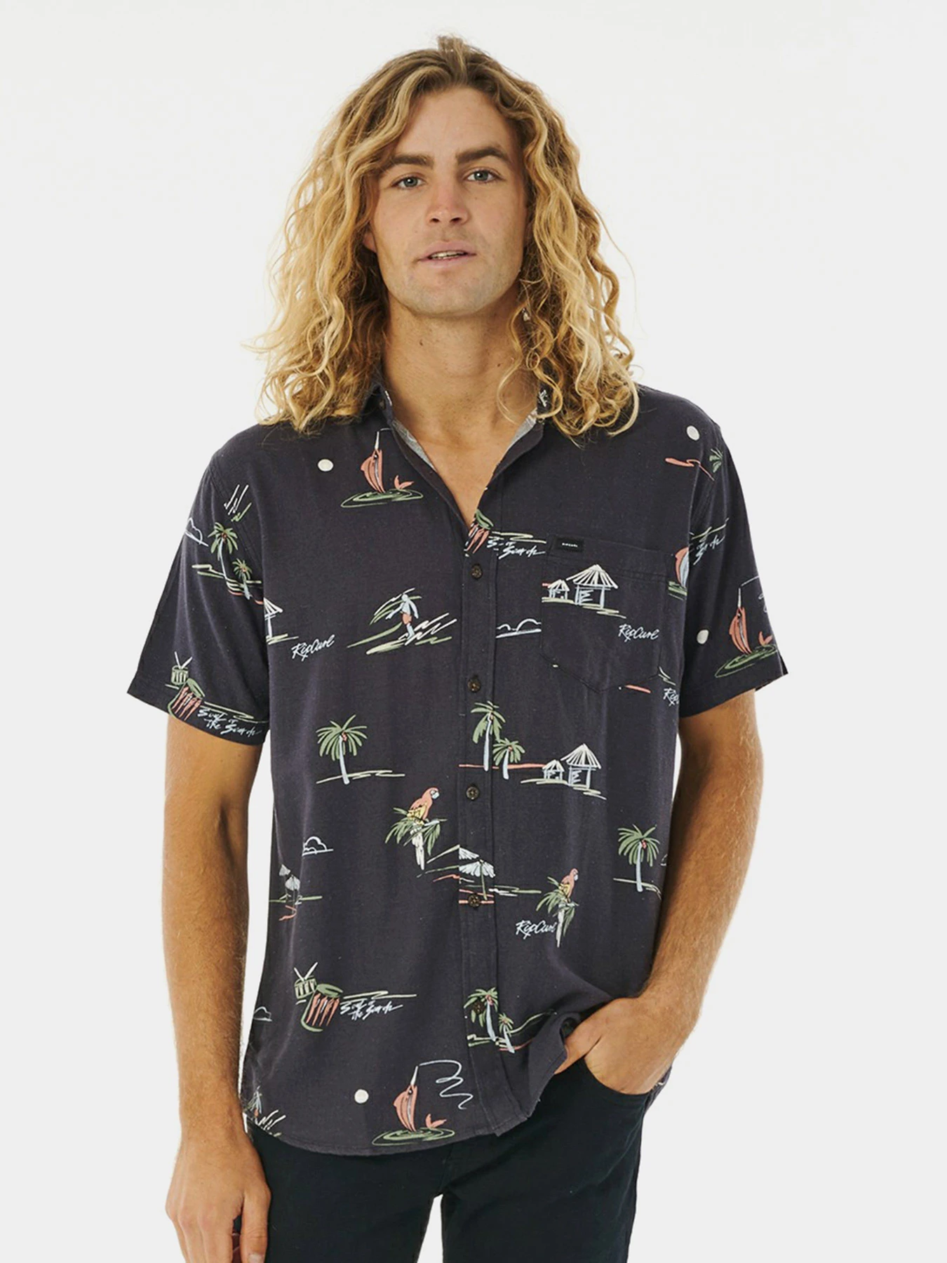 Рубашки Rip Curl Party Pack модель 01CMSH-8264 Чорний Фото
