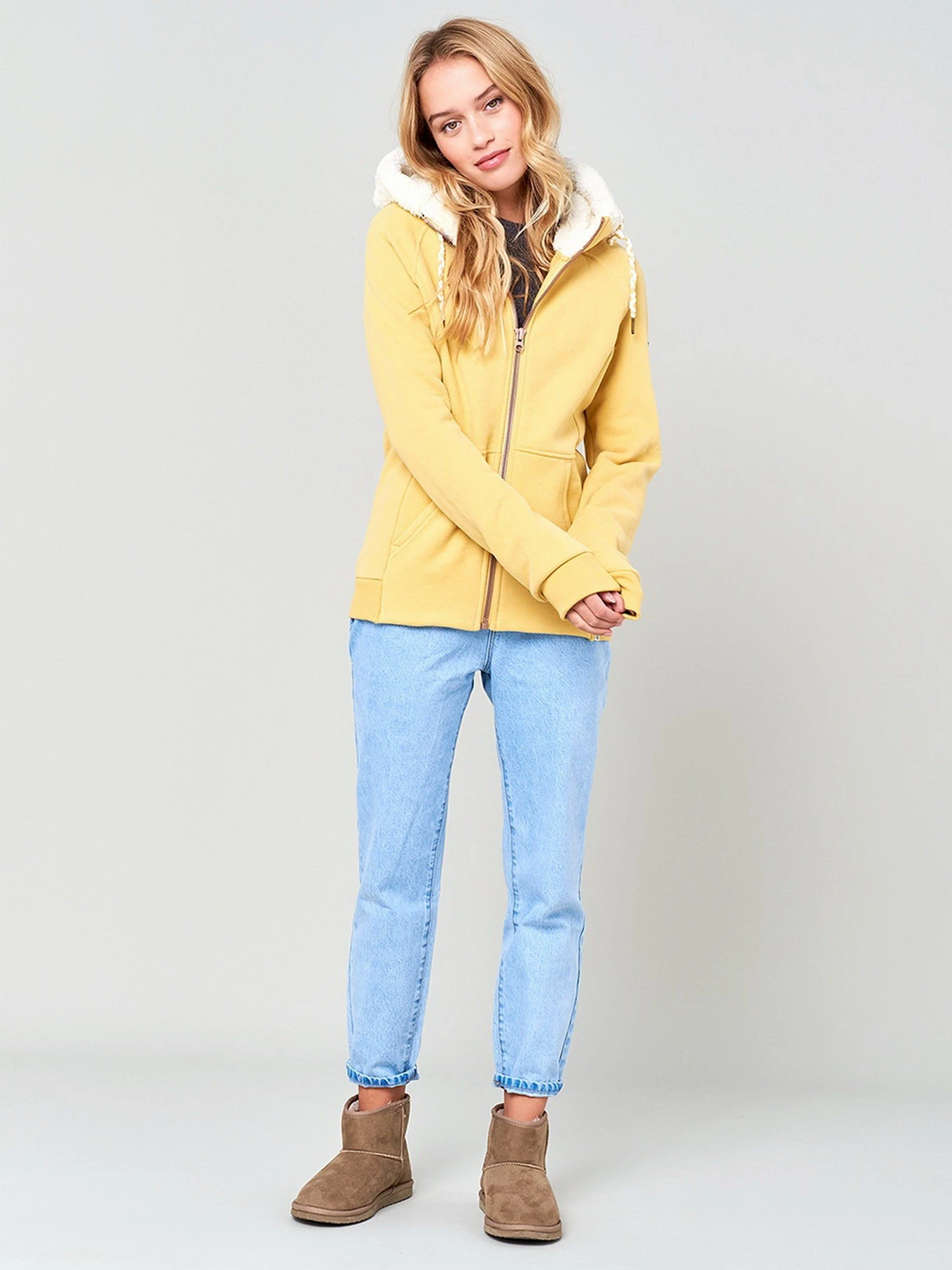 Худі та світшоти Rip Curl Nova Zip Hoodie Fleece модель GFEBG5-146 Жовтий Фото