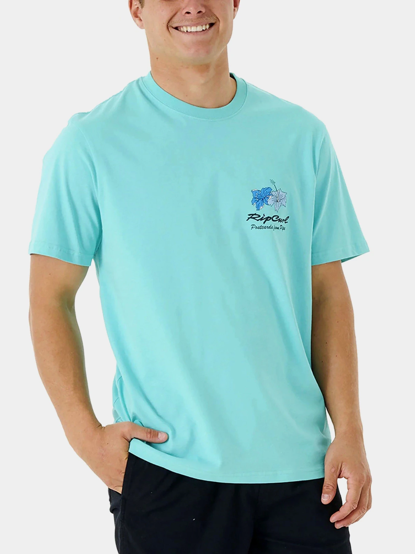 Футболки і поло Rip Curl модель 03ZMTE-46 Блакитний Футболки і поло Rip Curl модель 03ZMTE-46 Блакитний Фото