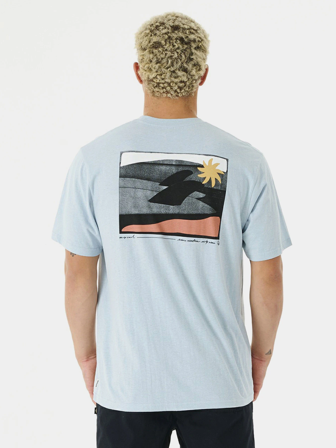 Футболки і поло Rip Curl модель 040MTE-3400 Блакитний Футболки і поло Rip Curl модель 040MTE-3400 Блакитний Фото