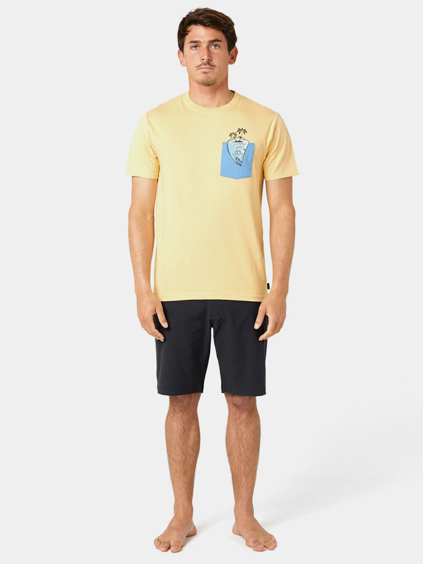 Футболки и поло Rip Curl модель 044MTE-9746 Жовтий Футболки и поло Rip Curl модель 044MTE-9746 Жовтий Фото