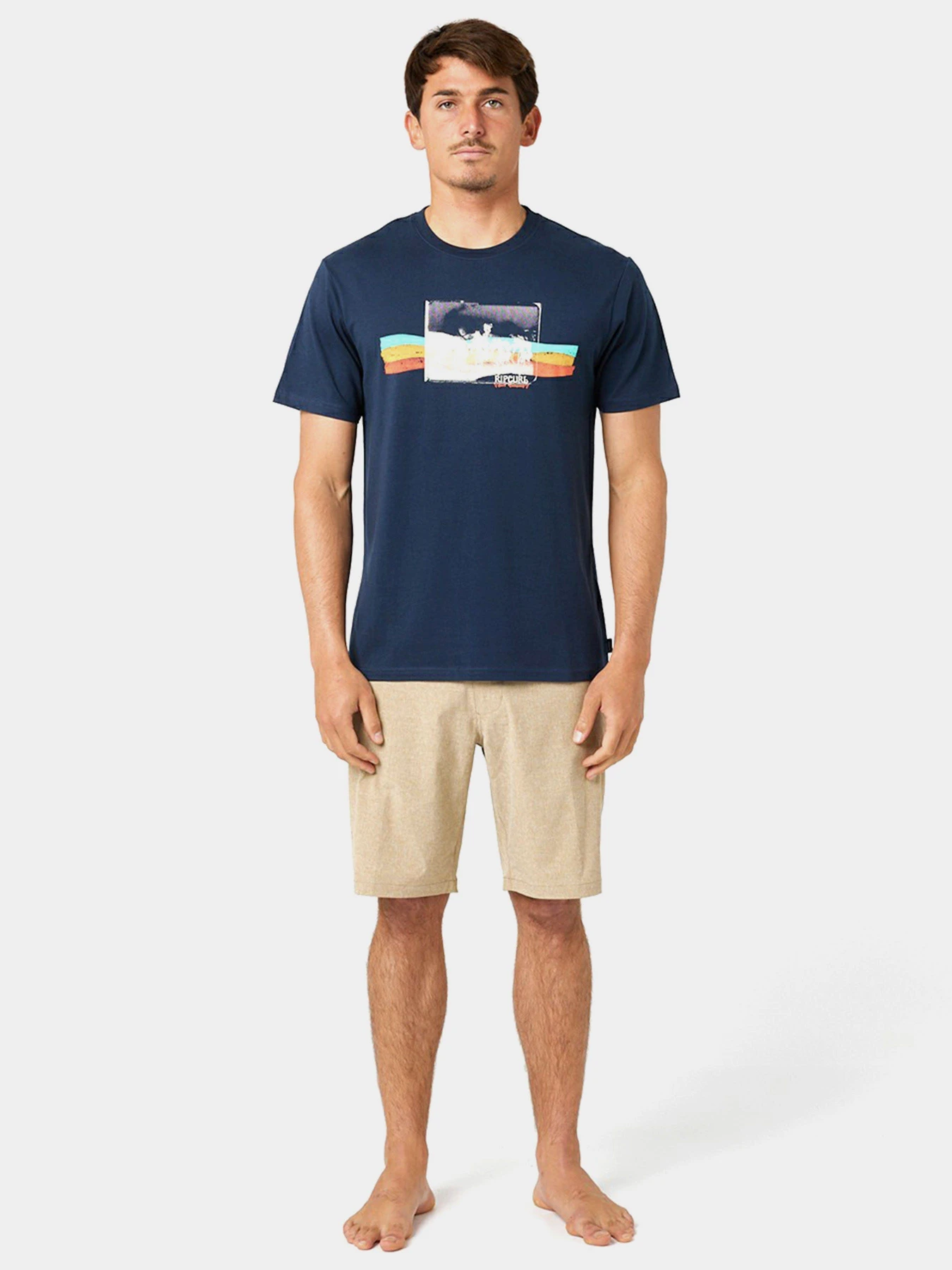 Футболки і поло Rip Curl Striped модель 047MTE-291 Темно-синій Фото
