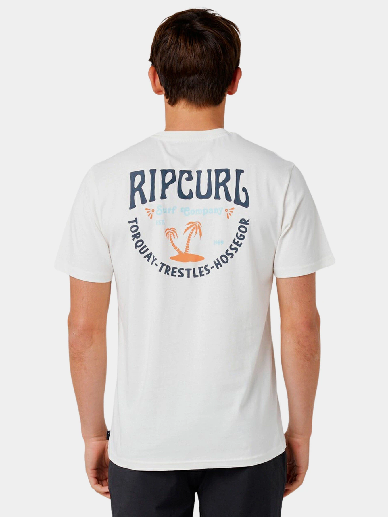 Футболки и поло Rip Curl F&B модель 048MTE-3021 Бежевий Футболки и поло Rip Curl F&B модель 048MTE-3021 Бежевий Фото