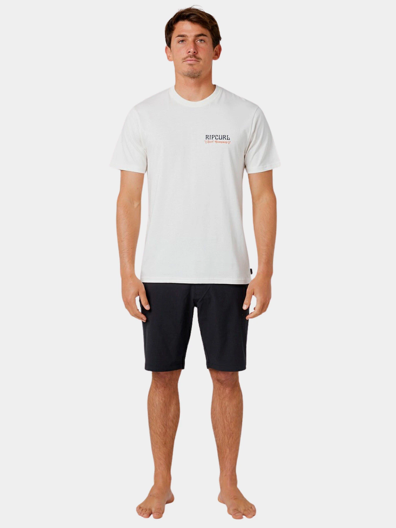 Футболки и поло Rip Curl F&B модель 048MTE-3021 Бежевий Футболки и поло Rip Curl F&B модель 048MTE-3021 Бежевий Фото