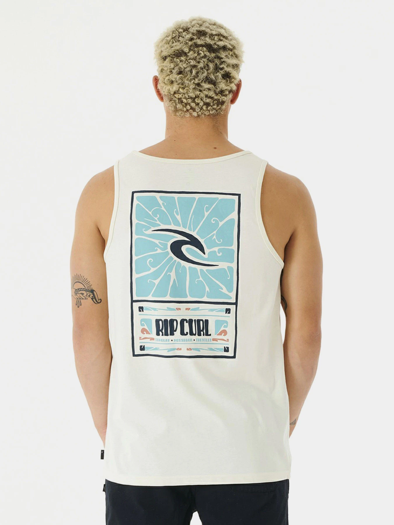 Футболки и поло Rip Curl модель 04RMTE-3021 Бежевий Футболки и поло Rip Curl модель 04RMTE-3021 Бежевий Фото