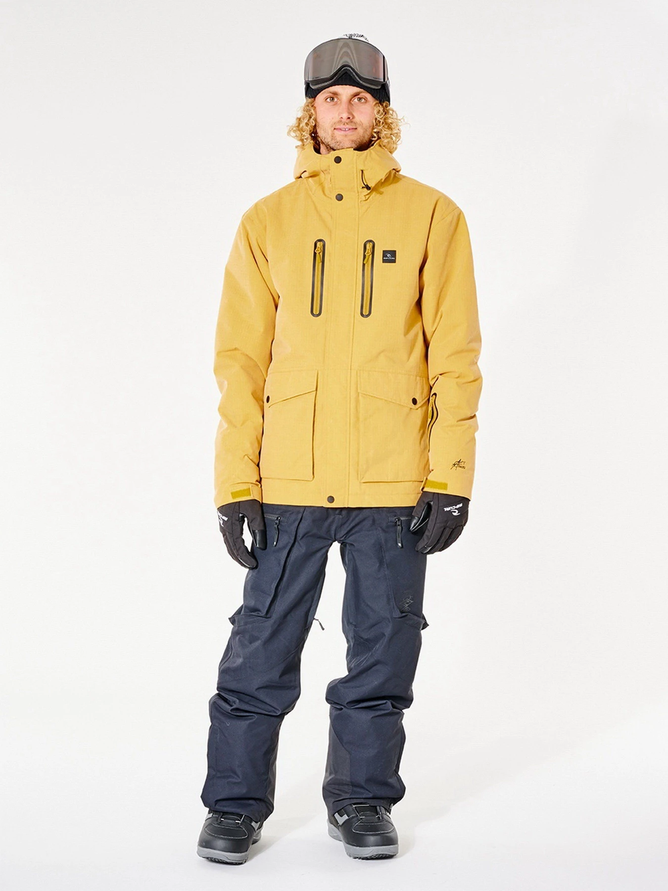 Куртки та дублянки Rip Curl Palmer Heat Seeker модель SCJDW4-9769 Жовтий Фото