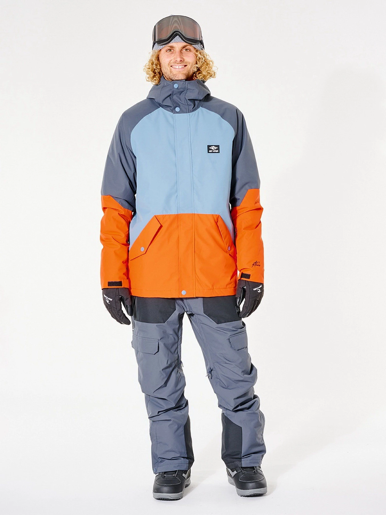 Куртки та дублянки Rip Curl Notch Up Snow модель SCJDX4-1115 Синій,блакитн,помаранч Фото