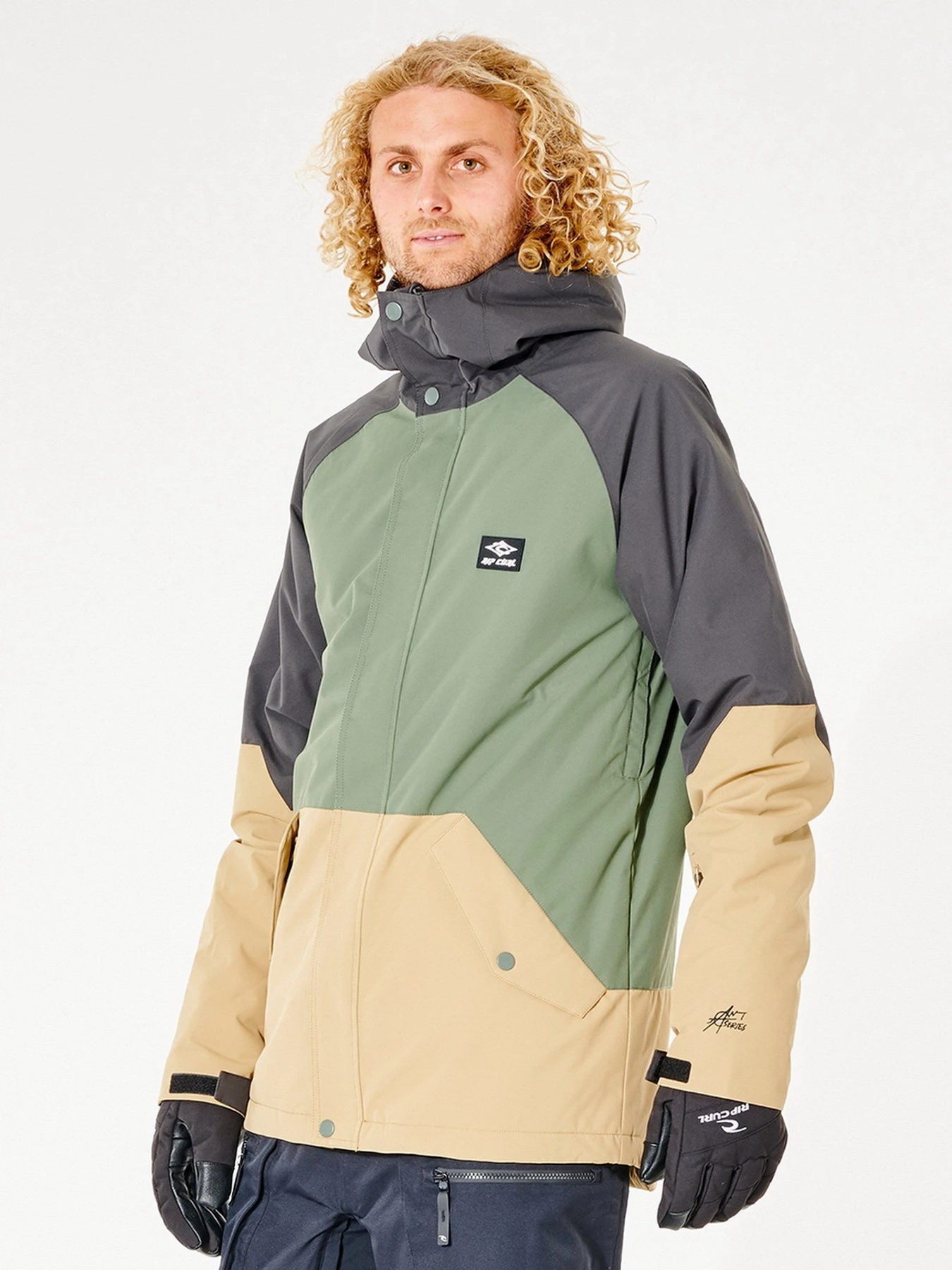 Куртки та дублянки Rip Curl Notch Up Snow модель SCJDX4-9389 Сірий,оливковий,пісочн Куртки та дублянки Rip Curl Notch Up Snow модель SCJDX4-9389 Сірий,оливковий,пісочн Фото