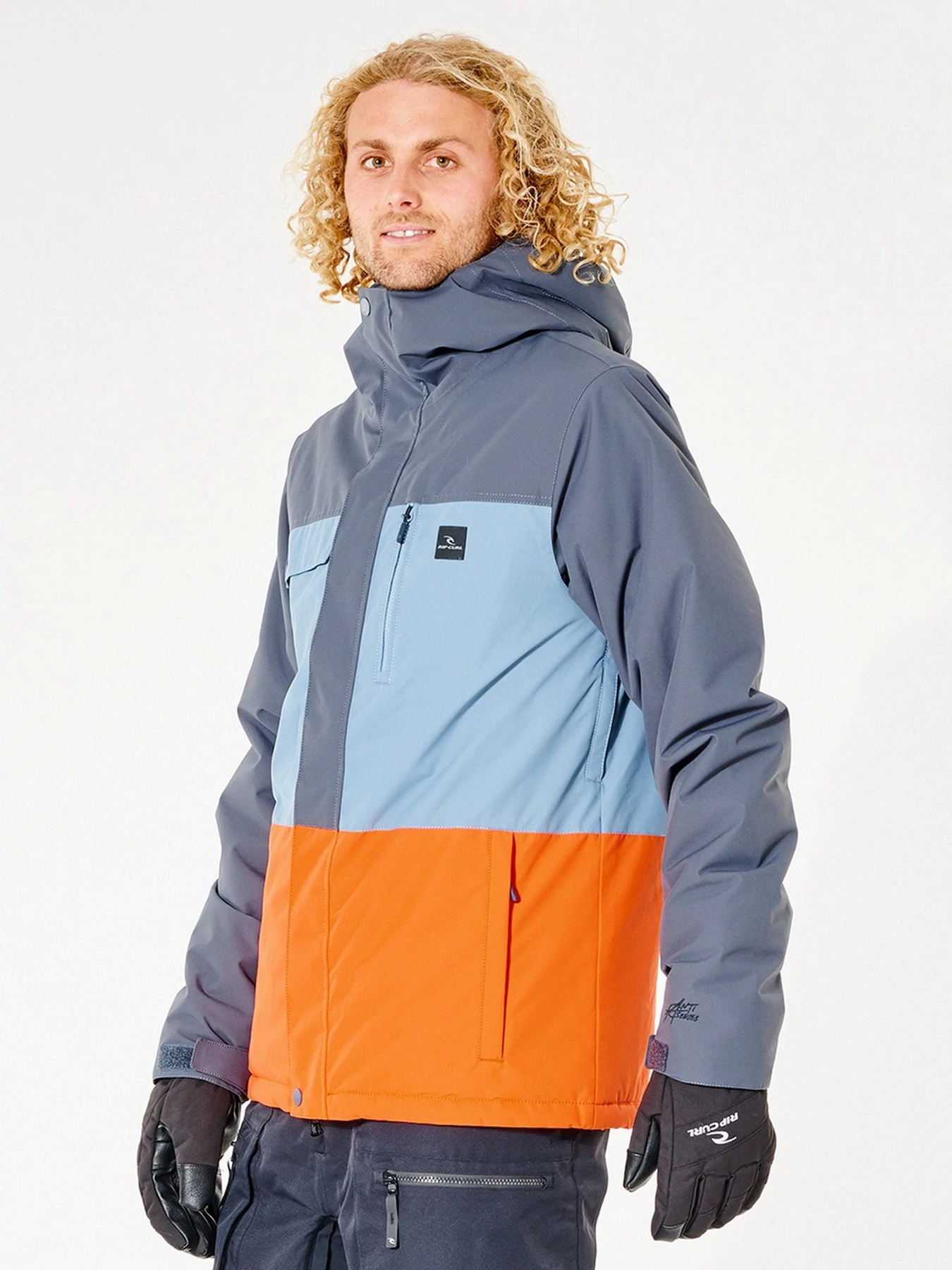 Куртки та дублянки Rip Curl Twister Snow модель SCJEA4-1115 Синій,блакитн,помаранч Куртки та дублянки Rip Curl Twister Snow модель SCJEA4-1115 Синій,блакитн,помаранч Фото