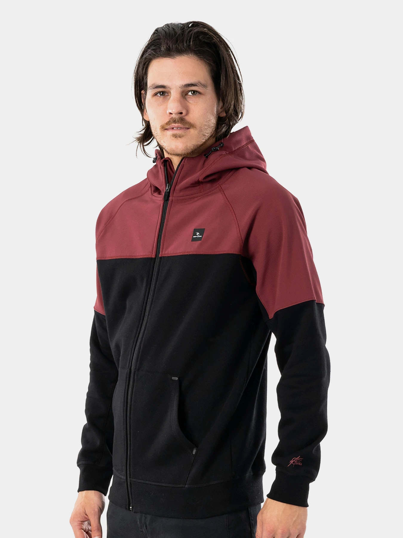 Худи и свитшоты Rip Curl модель CFEBH9-4370 Бордовий, чорний Худи и свитшоты Rip Curl модель CFEBH9-4370 Бордовий, чорний Фото