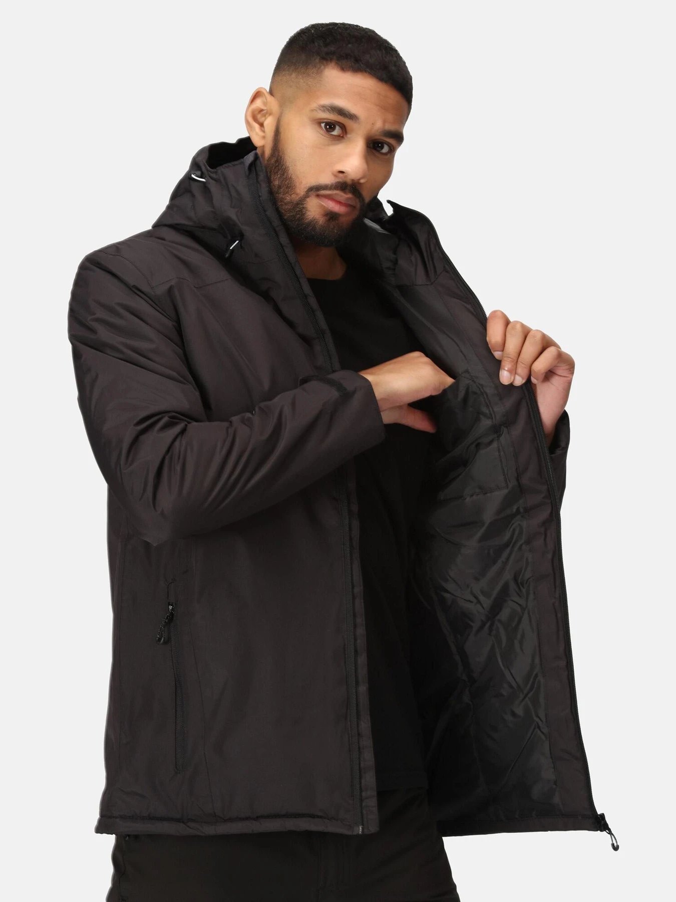 Куртки и дубленки Regatta Thornridge II модель RMP281-800 Чорний Куртки и дубленки Regatta Thornridge II модель RMP281-800 Чорний Фото