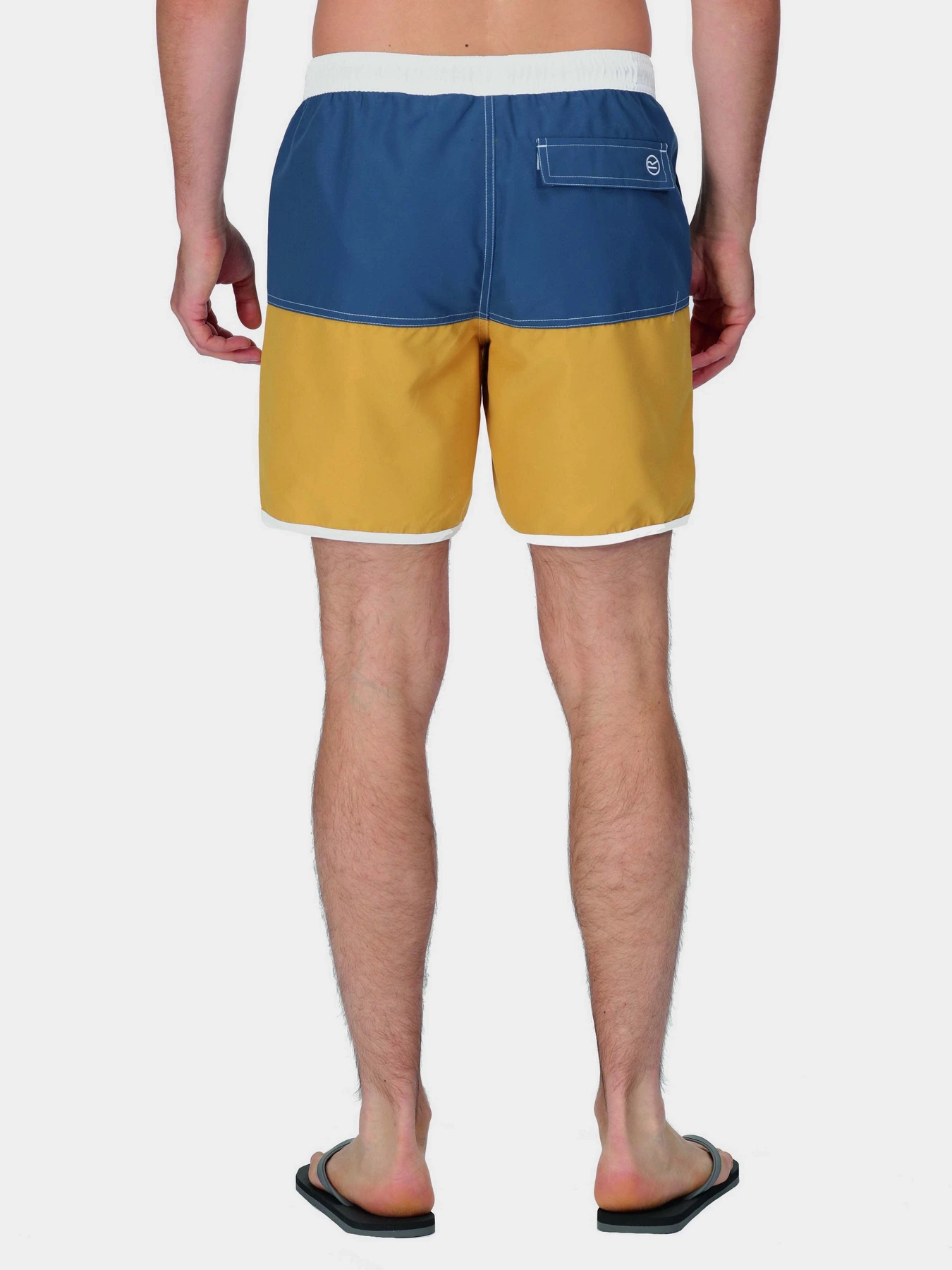 Одежда для пляжа Regatta Benicio Swimshort модель RMM024-DAE Синій, бежевий Фото