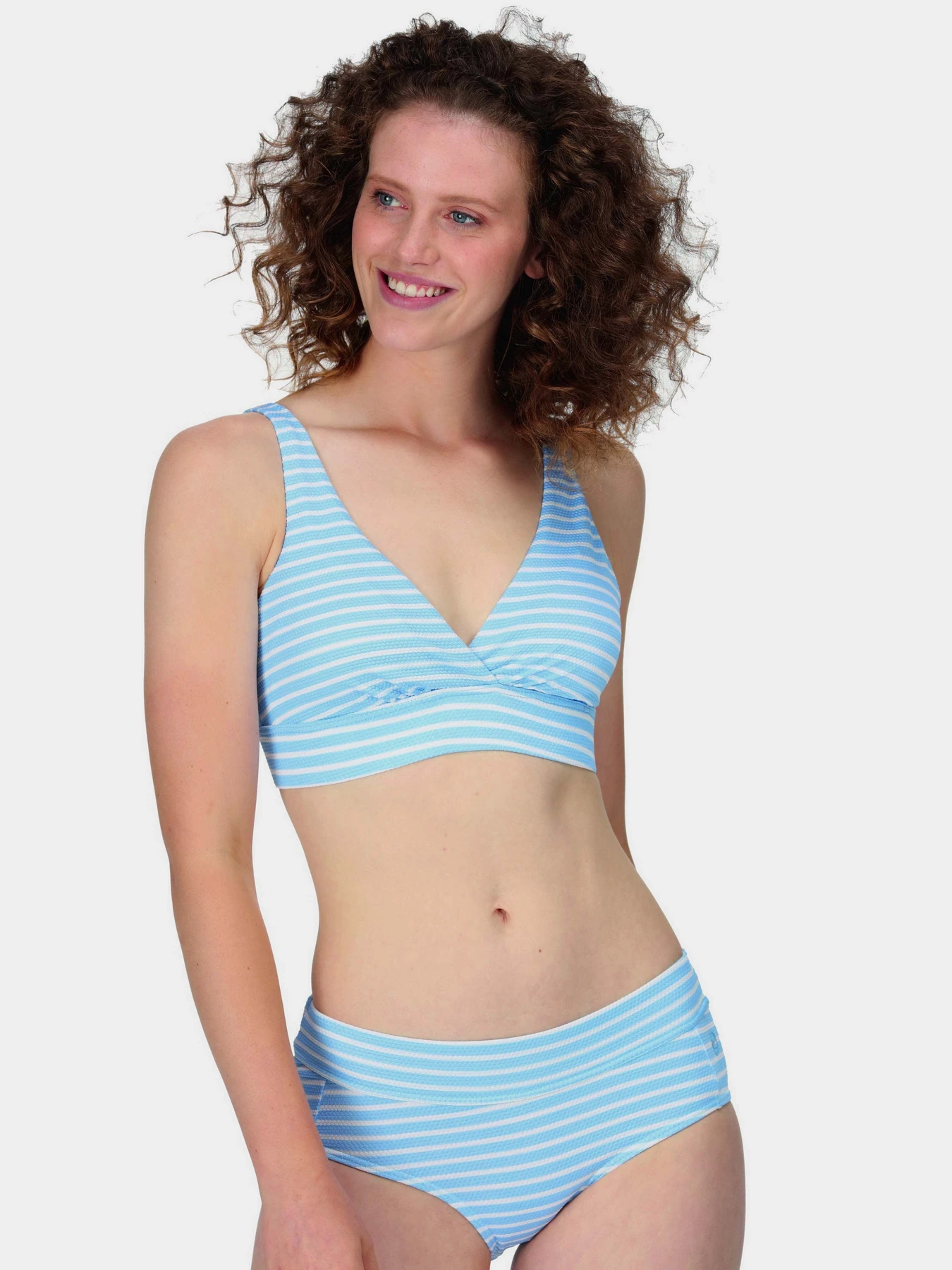 Одежда для пляжа Regatta Paloma Bikini Top модель RWM030-E6T Синій, білий Одежда для пляжа Regatta Paloma Bikini Top модель RWM030-E6T Синій, білий Фото