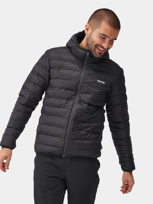 Куртки та дублянки Regatta Hooded Marizion модель RMN223-800 Чорний Фото