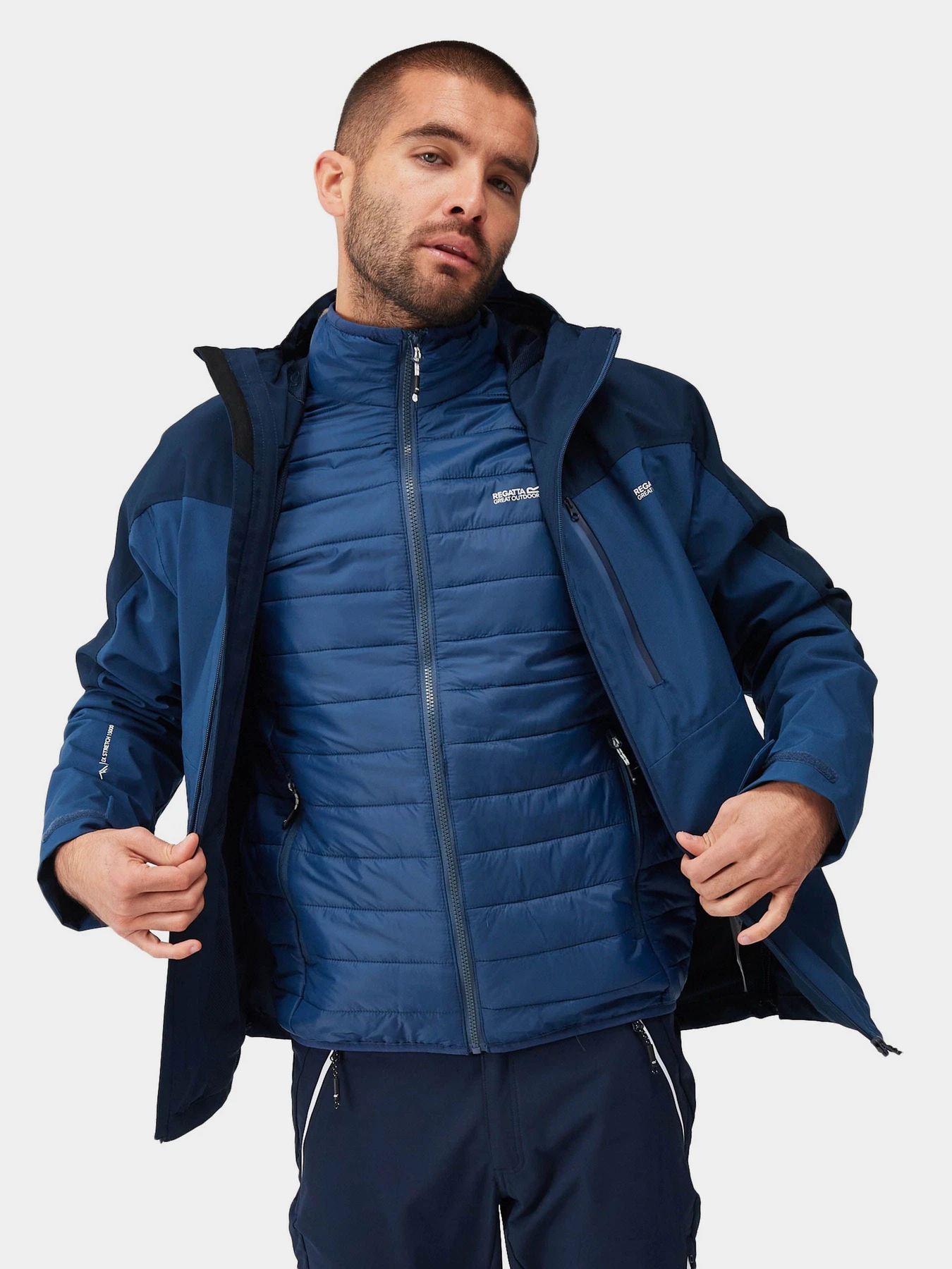 Куртки та дублянки Regatta Wentwood VIII модель RMP359-C00 Синій Куртки та дублянки Regatta Wentwood VIII модель RMP359-C00 Синій Фото