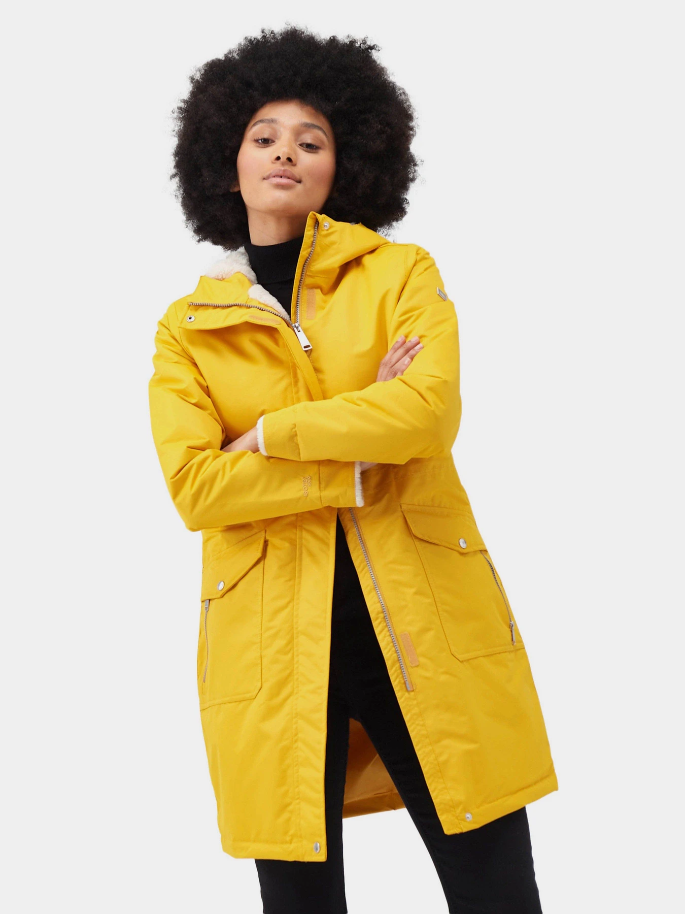 Куртки та дублянки Regatta Romine модель RWP351-LAV Жовтий Куртки та дублянки Regatta Romine модель RWP351-LAV Жовтий Фото