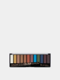 Палетка тіней для повік Magnif'Eyes Eyeshadow Palette Wow Edition RIMMEL модель 3614224525149 Фото