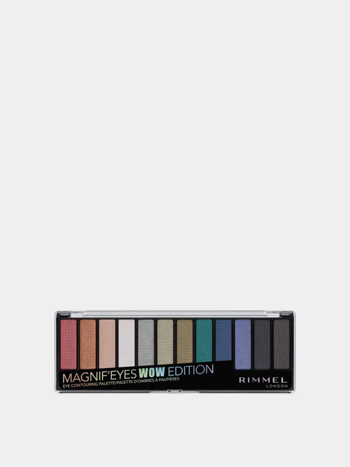 Палетка тіней для повік Magnif'Eyes Eyeshadow Palette Wow Edition RIMMEL модель 3614226342898 Фото