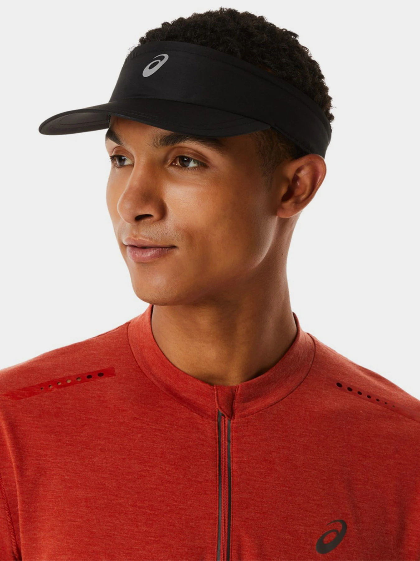 Шапки та кепки Asics Visor модель 3013A871-001 Чорний Шапки та кепки Asics Visor модель 3013A871-001 Чорний Фото