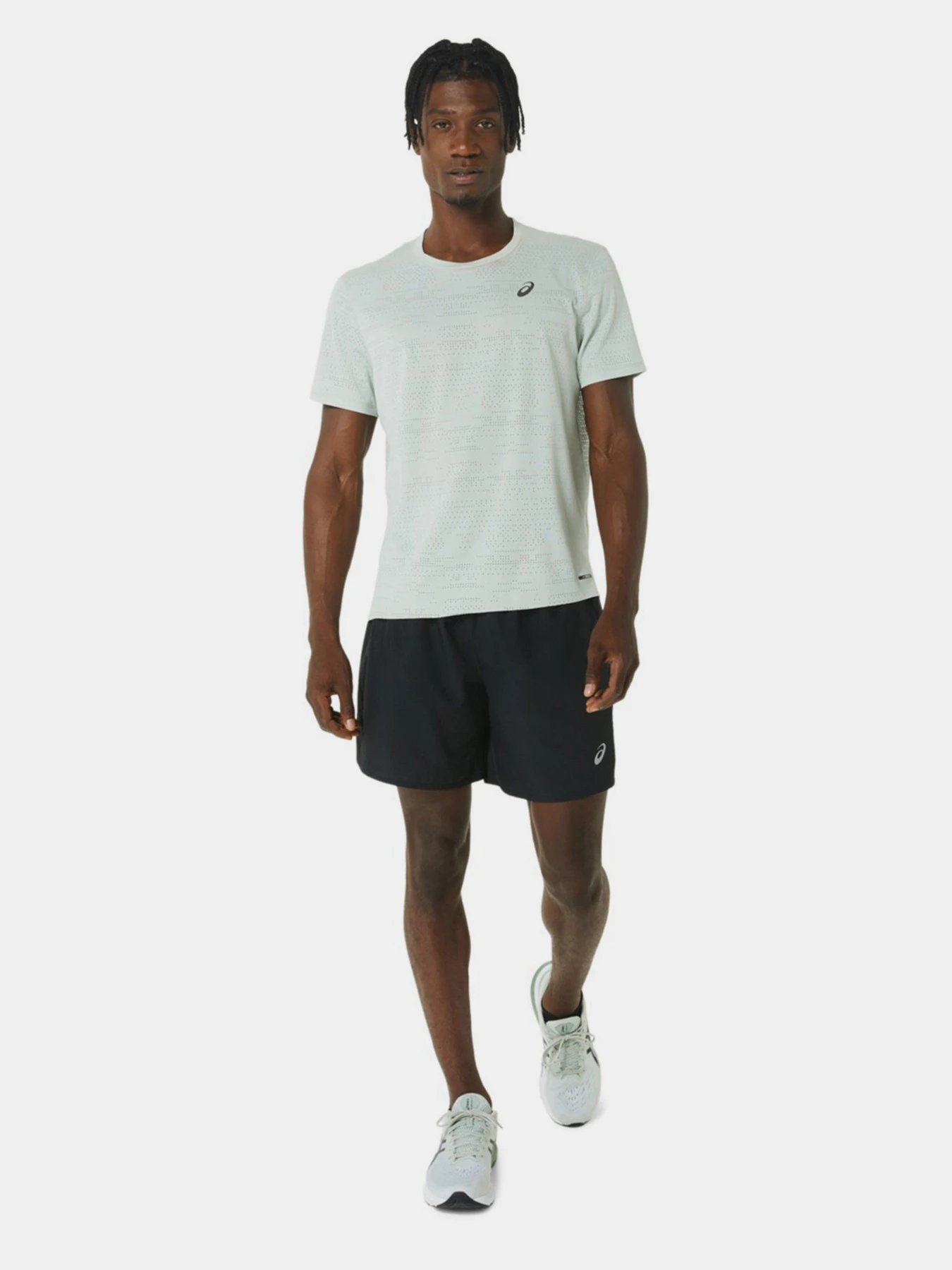Шорти Asics Icon модель 2011C730-001 Чорний, сірий Шорти Asics Icon модель 2011C730-001 Чорний, сірий Фото