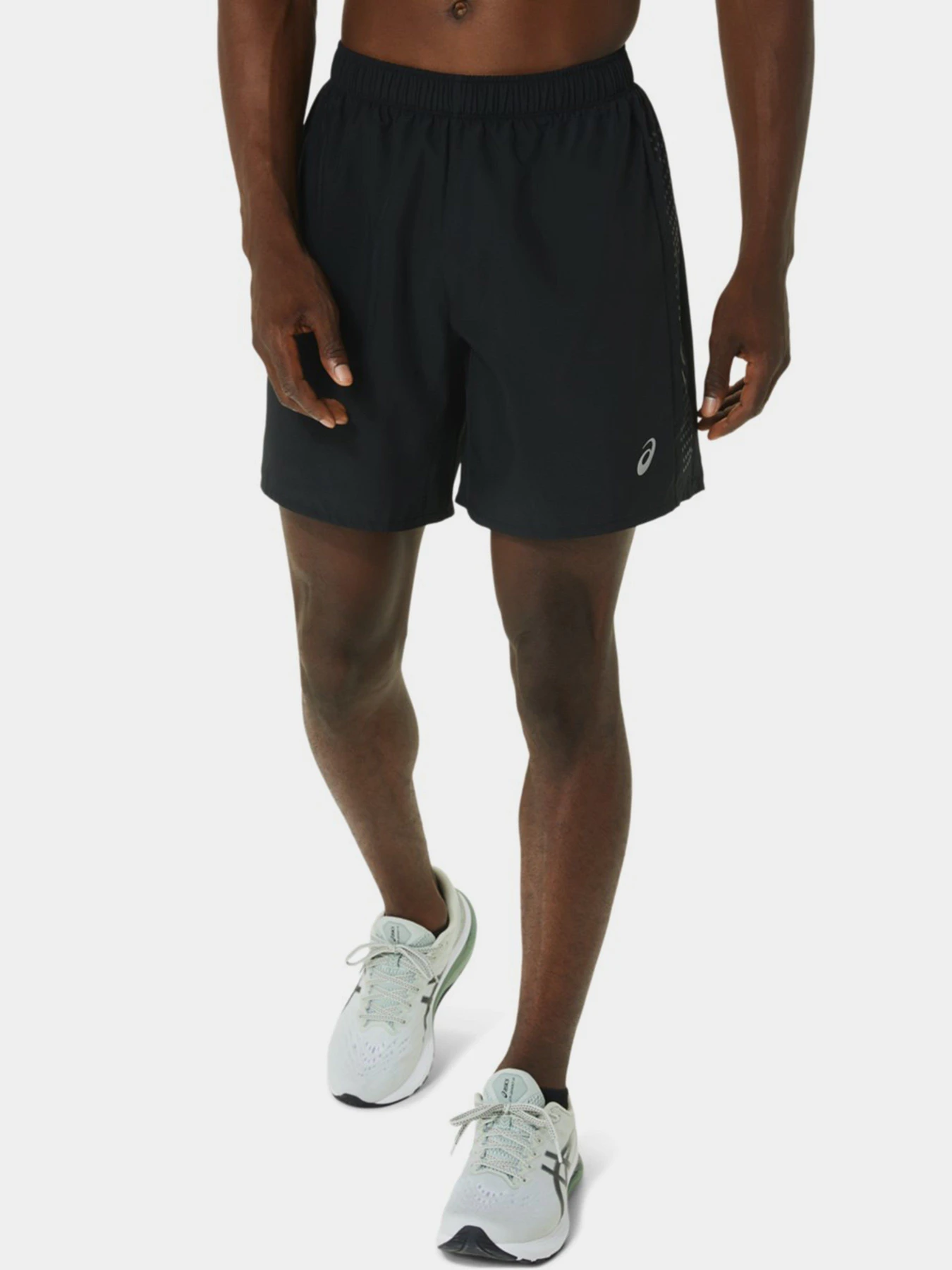 Шорти Asics Icon модель 2011C730-001 Чорний, сірий Шорти Asics Icon модель 2011C730-001 Чорний, сірий Фото