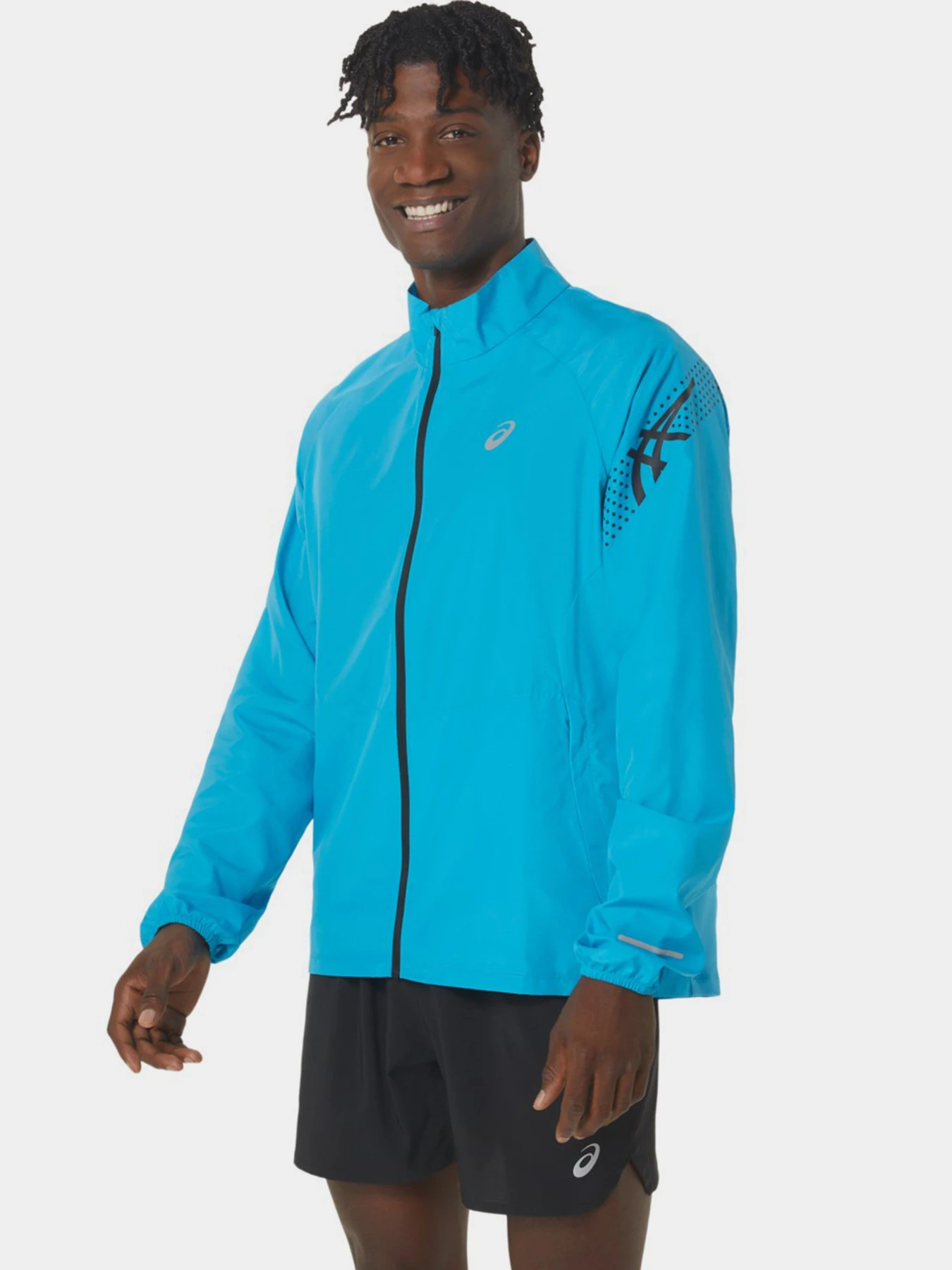 Куртки и дубленки Asics Icon модель 2011C733-403 Синій Куртки и дубленки Asics Icon модель 2011C733-403 Синій Фото