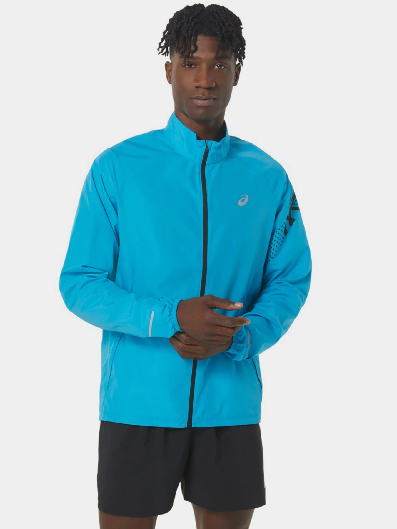 Куртки и дубленки Asics Icon модель 2011C733-403 Синій Куртки и дубленки Asics Icon модель 2011C733-403 Синій Фото