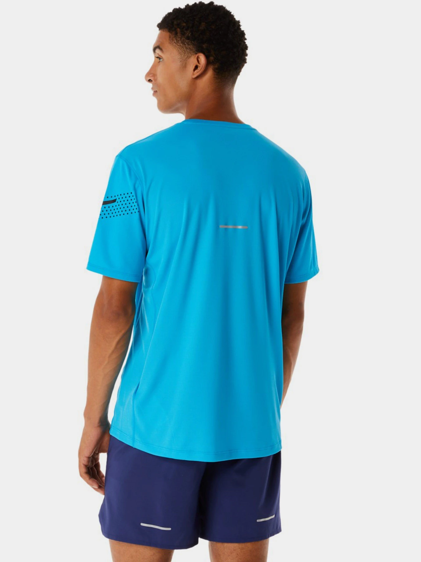 Футболки и поло Asics Icon Ss модель 2011C734-403 Синій, чорний Футболки и поло Asics Icon Ss модель 2011C734-403 Синій, чорний Фото
