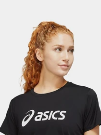 Футболки і поло Asics Core модель 2012C330-001 Чорний, білий Фото