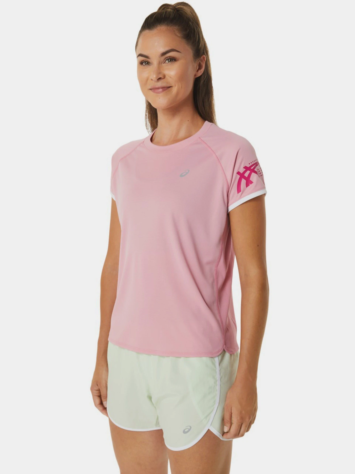 Футболки і поло Asics Icon модель 2012C741-705 Рожевий Футболки і поло Asics Icon модель 2012C741-705 Рожевий Фото