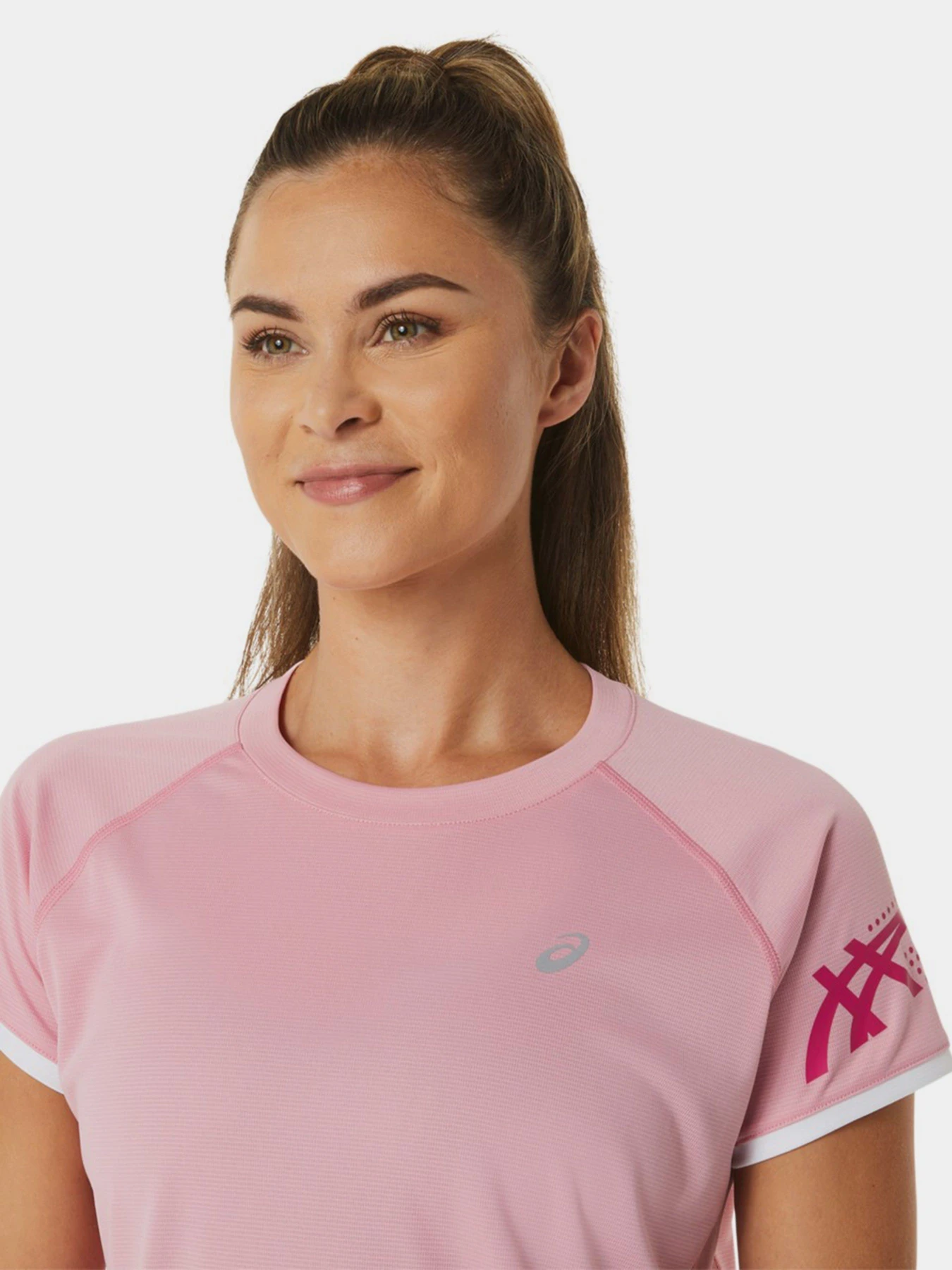 Футболки і поло Asics Icon модель 2012C741-705 Рожевий Футболки і поло Asics Icon модель 2012C741-705 Рожевий Фото
