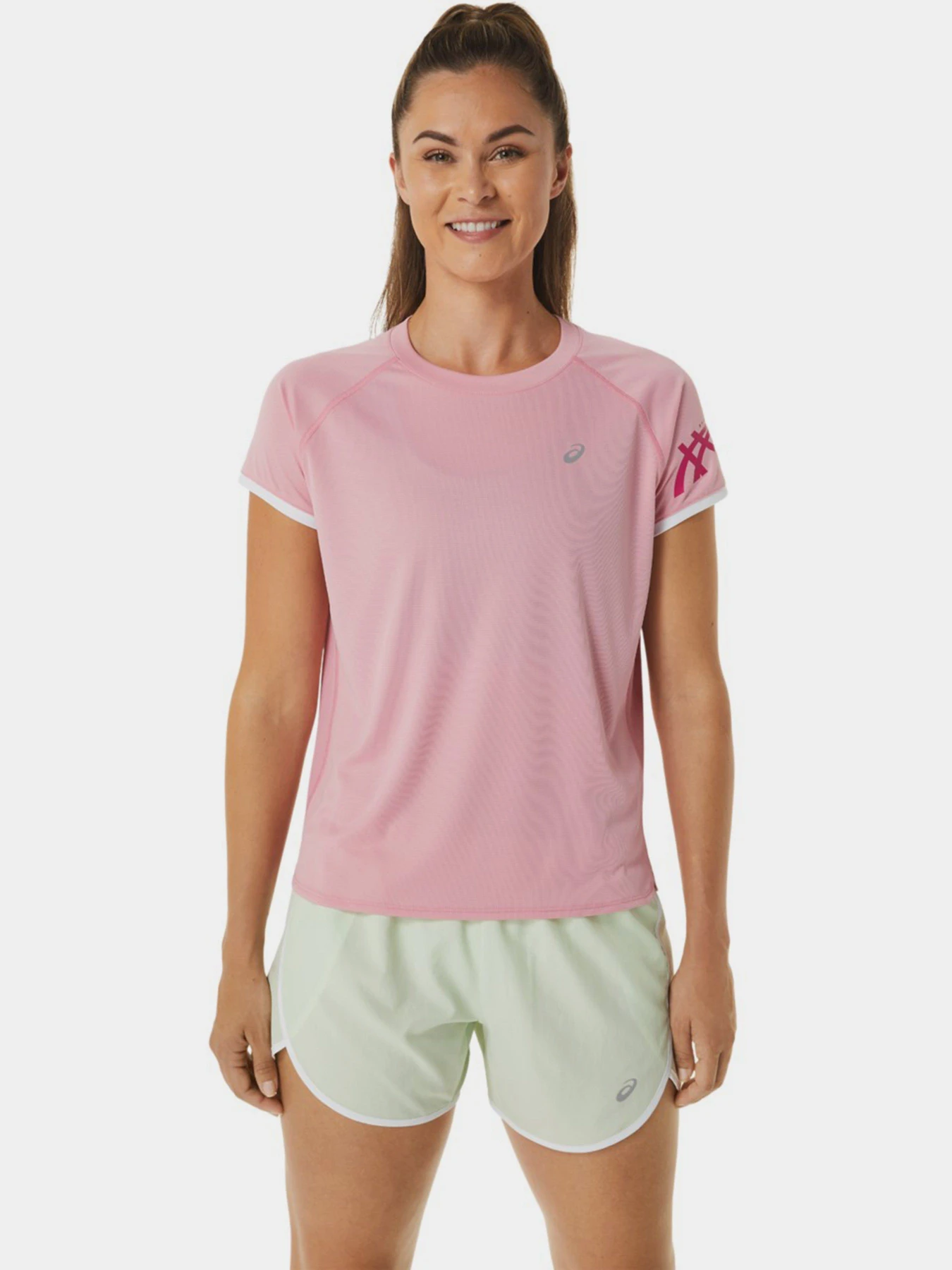 Футболки і поло Asics Icon модель 2012C741-705 Рожевий Футболки і поло Asics Icon модель 2012C741-705 Рожевий Фото