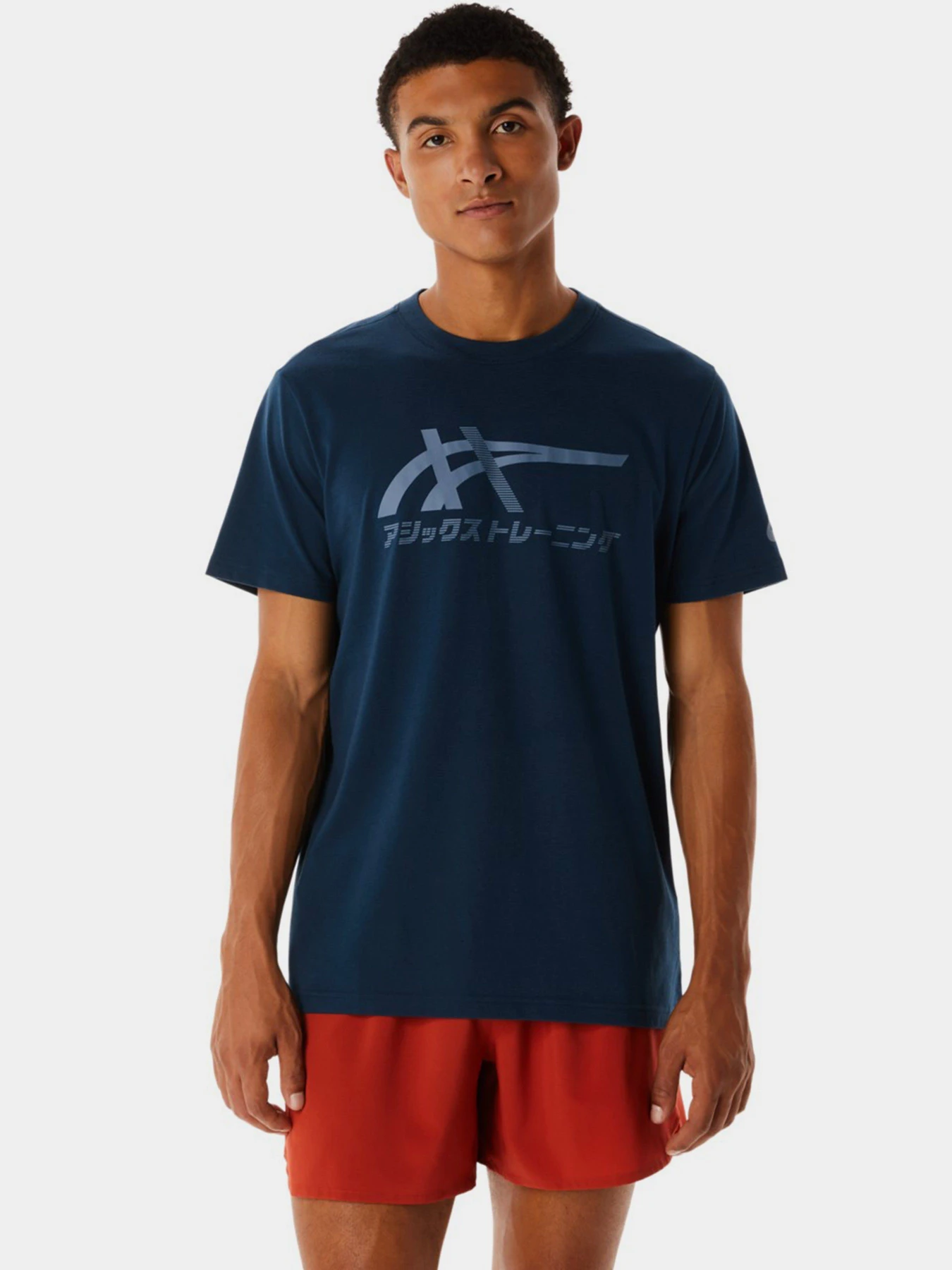 Футболки и поло Asics Tiger модель 2031D123-401 Синій Футболки и поло Asics Tiger модель 2031D123-401 Синій Фото