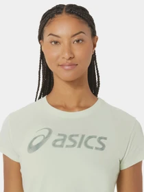 Футболки і поло Asics Big Logo III модель 2032C411-302 Зелений, сірий Фото