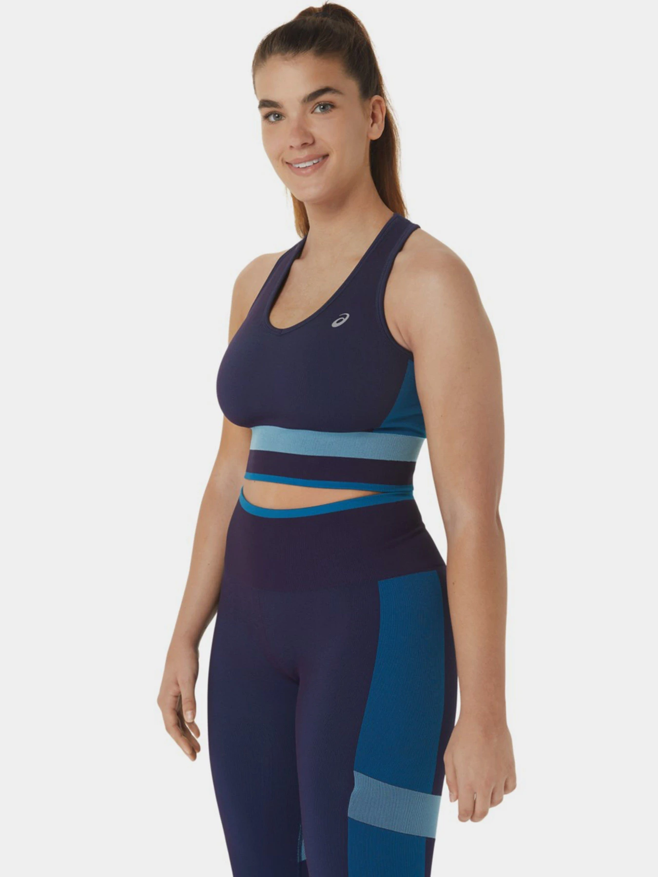 Футболки і поло Asics Nagino Seamless модель 2032C682-400 Синій Футболки і поло Asics Nagino Seamless модель 2032C682-400 Синій Фото