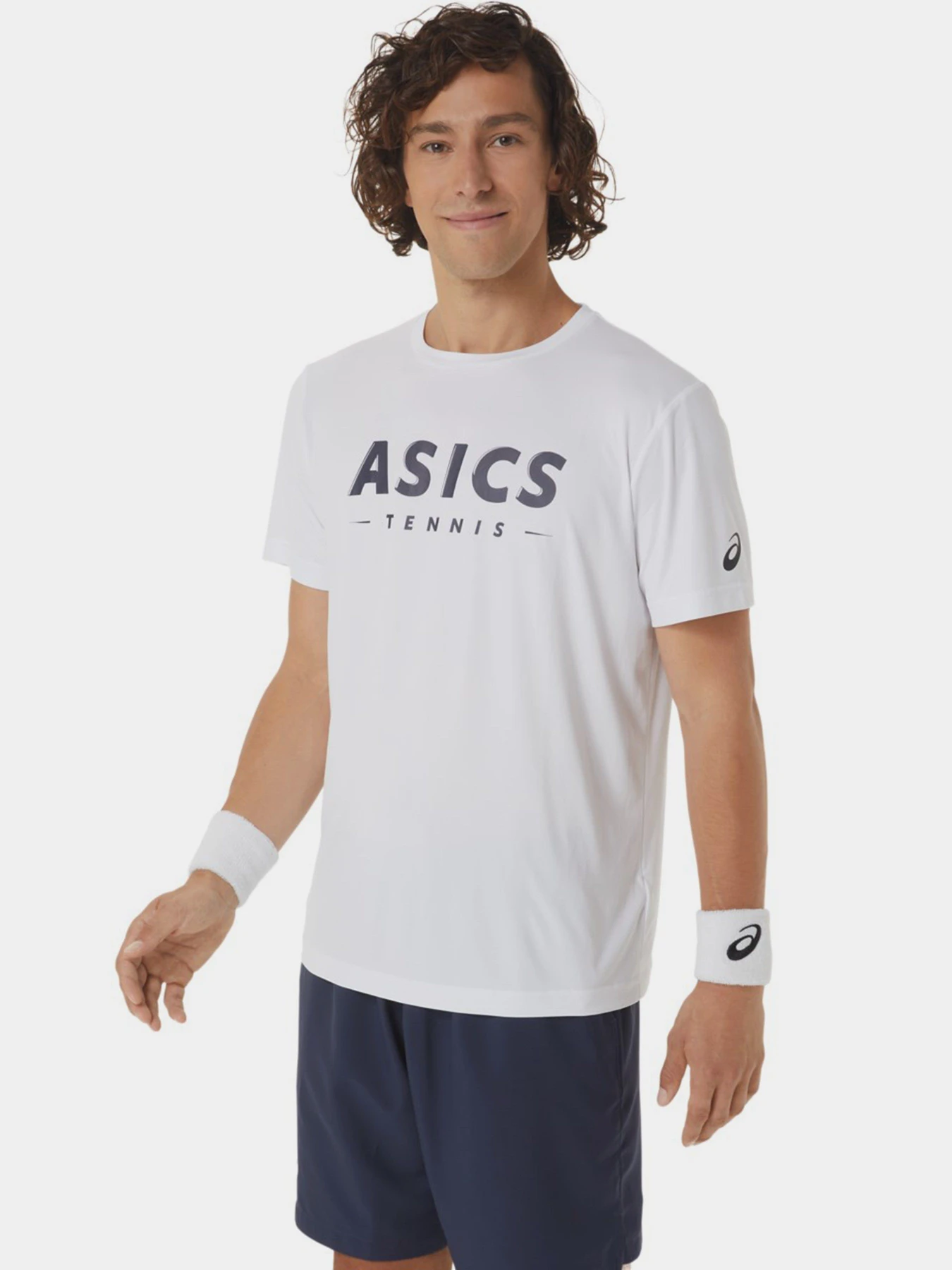 Футболки и поло Asics модель 2041A259-100 Білий Футболки и поло Asics модель 2041A259-100 Білий Фото