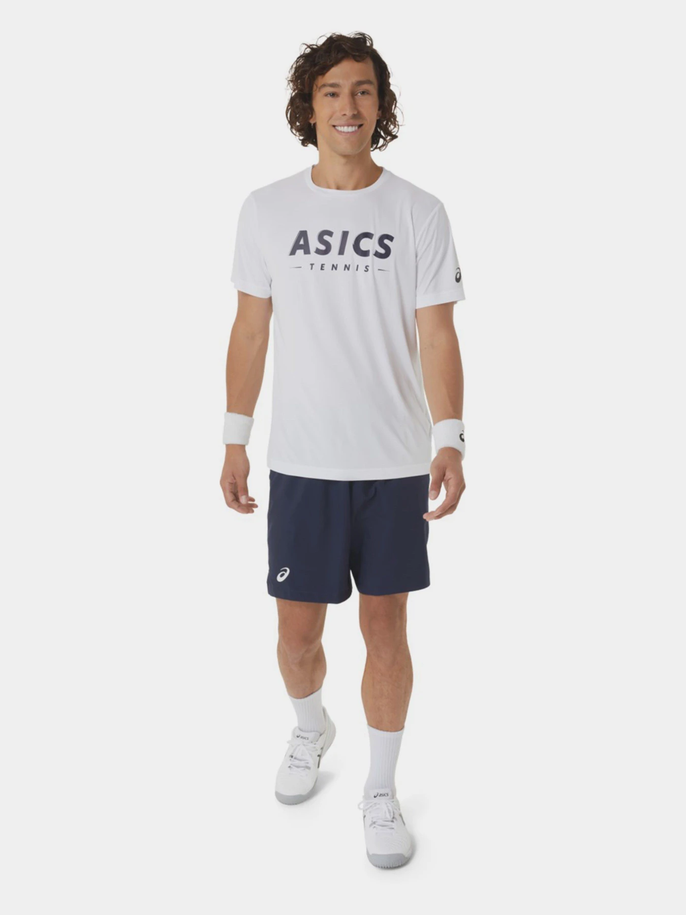 Футболки и поло Asics модель 2041A259-100 Білий Футболки и поло Asics модель 2041A259-100 Білий Фото
