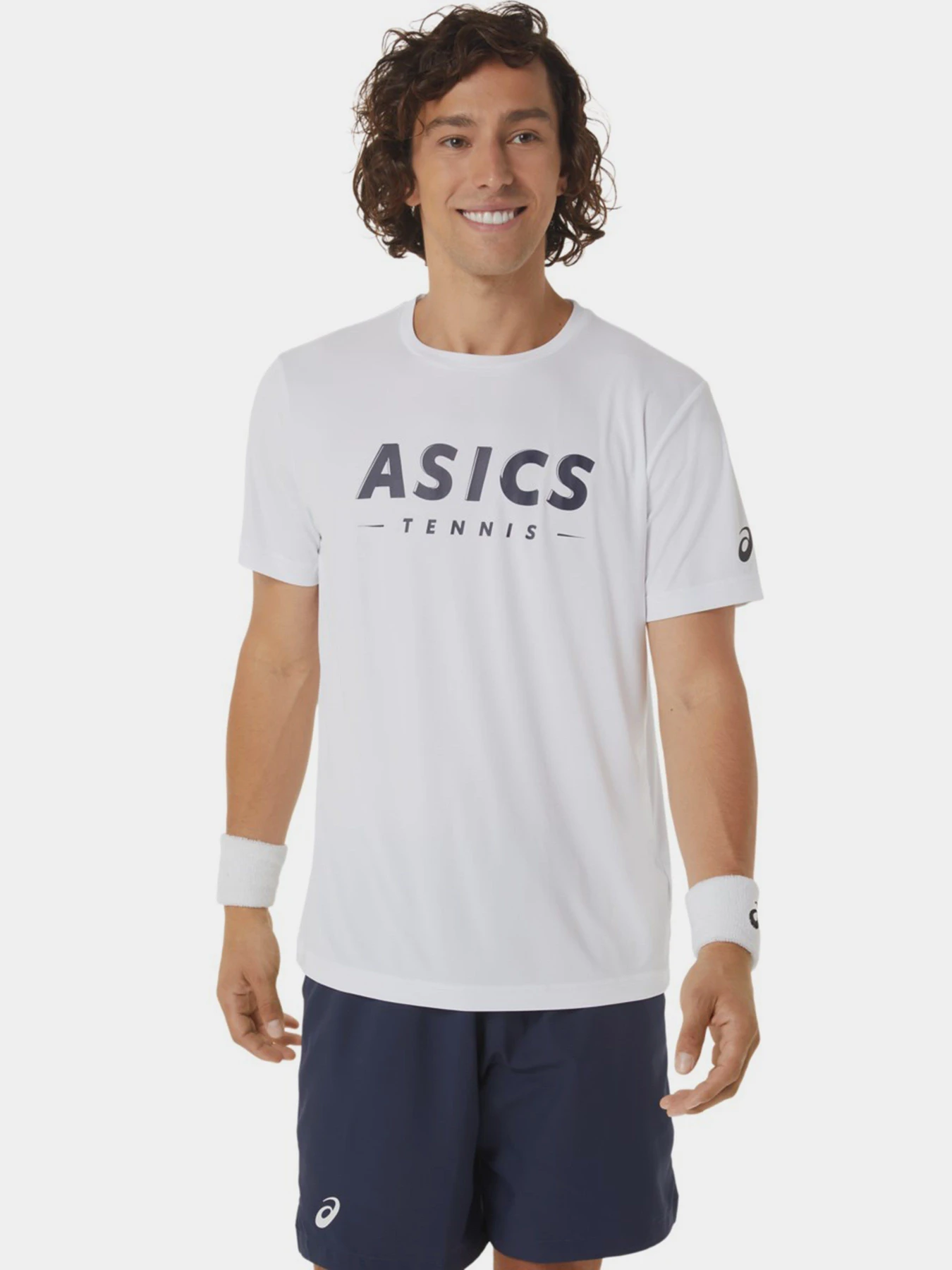 Футболки и поло Asics модель 2041A259-100 Білий Футболки и поло Asics модель 2041A259-100 Білий Фото