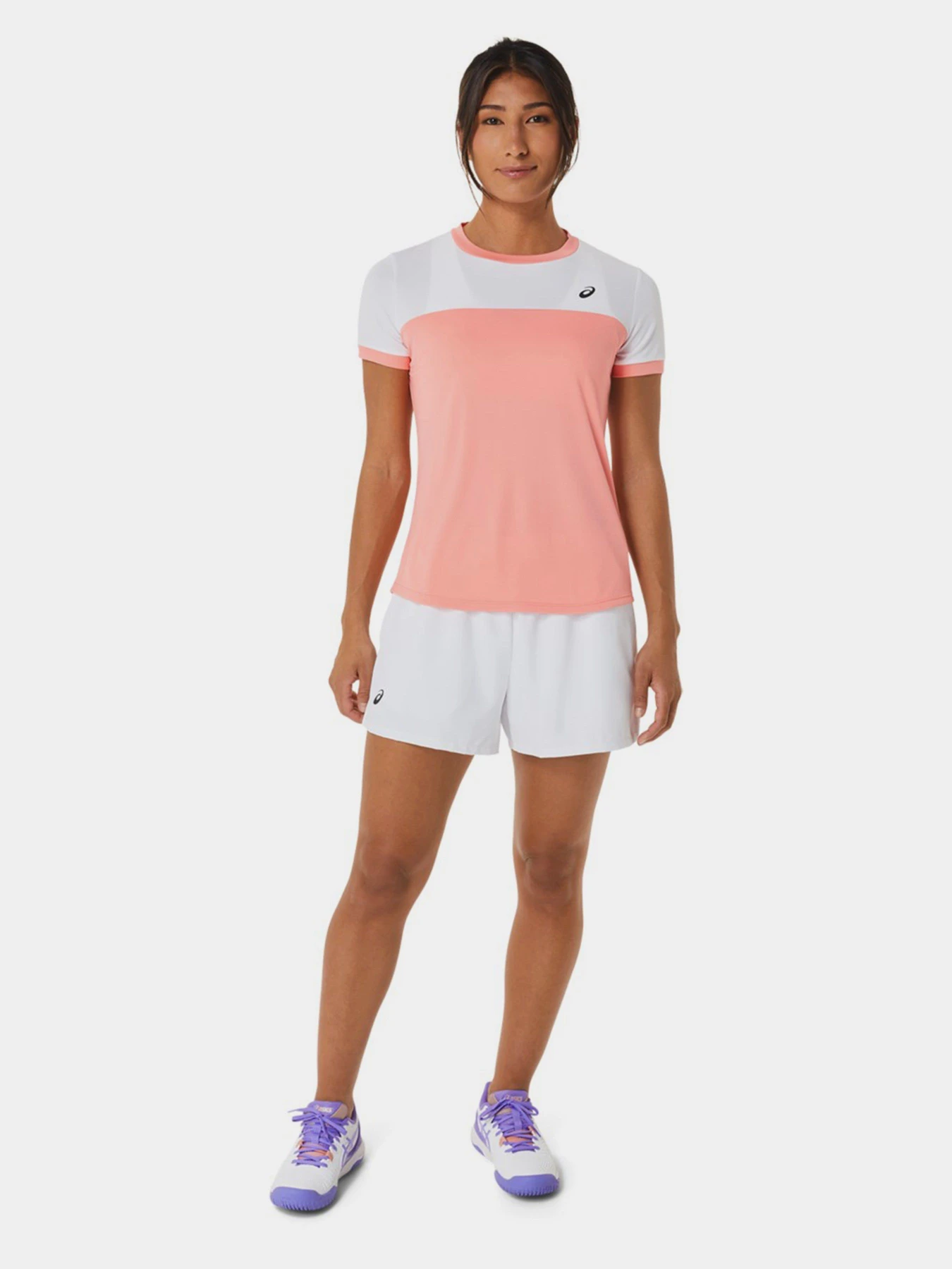 Футболки і поло Asics модель 2042A262-701 Рожевий, білий Футболки і поло Asics модель 2042A262-701 Рожевий, білий Фото