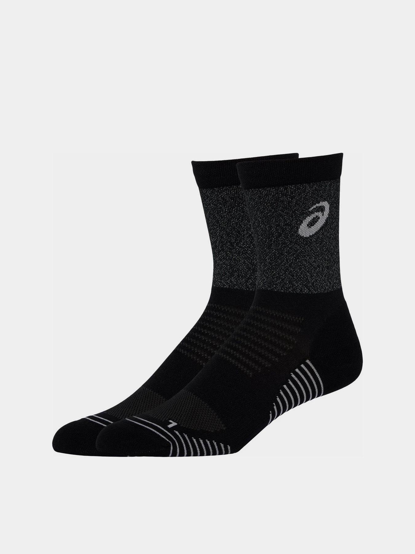 Носки и гольфы Asics Lite-Show Run Crew модель 3013A866-001 Чорний, сірий Носки и гольфы Asics Lite-Show Run Crew модель 3013A866-001 Чорний, сірий Фото